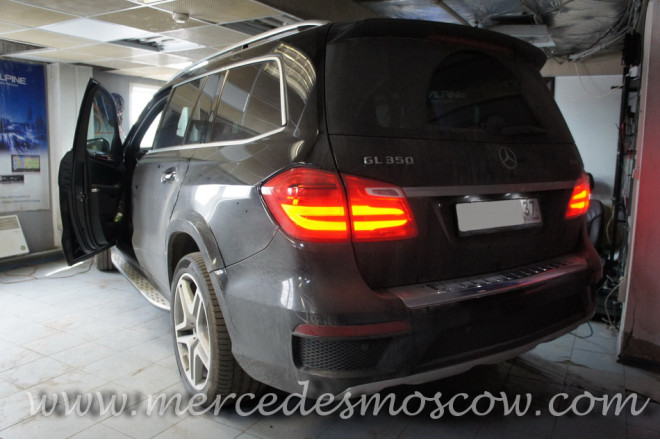 Шумоизоляция и установка салона с массажем в Mercedes GL-Class X166